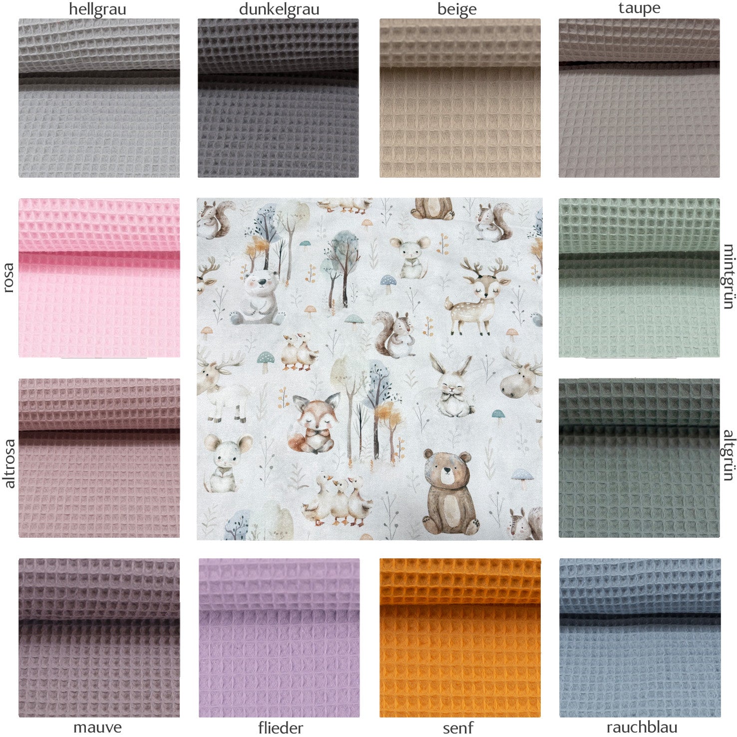 Krabbeldecke "Tiere im Wald" Modell 3